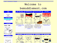 Tablet Screenshot of bemuddlement.com